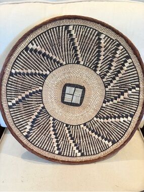 NEW Africa Woven Basket. Made by the Binga people of Zambia/Zimbabwe